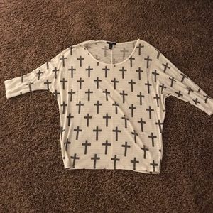 Cross Patterned Blouse